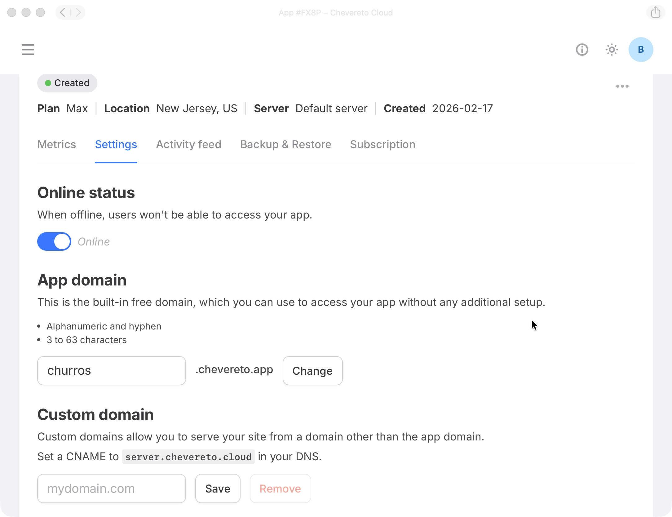 Domains